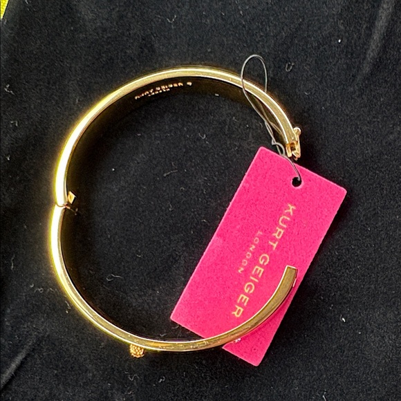 NWT KURT GEIGER London Gold Eagle & Rhinestone Clasp Bracelet - Picture 5 of 5